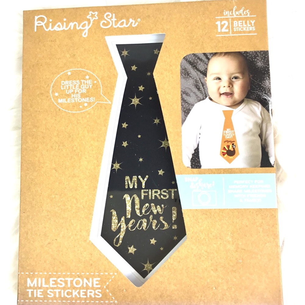 Rising Star Milestone stickers new in box
